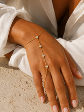 Load image into Gallery viewer, Ibiza Diamonds Hand Chain | 9K Yellow Gold