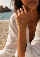 Load image into Gallery viewer, Ibiza Diamonds Hand Chain | 9K Yellow Gold