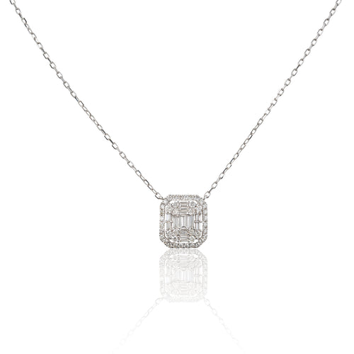 <transcy>ELLA Lux 18 Karat Weißgold Diamant 0,35 ct</transcy>