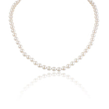 Carica l&#39;immagine nel visualizzatore della galleria, &lt;transcy&gt;Grace giapponese perle Akoya bianco-collana filo&lt;/transcy&gt;