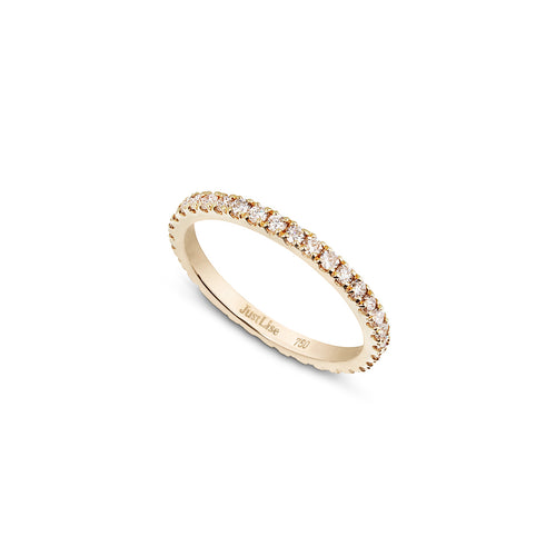 <transcy>Full Eternity Diamond Brilliant Cut 0,43 ct mit 18 Karat Weißgold VS2</transcy>