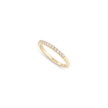 Laden Sie das Bild in den Galerie-Viewer, &lt;transcy&gt;Half Eternity Diamond Brilliant Cut 0,20 ct mit 18 Karat Gelbgold VS2&lt;/transcy&gt;