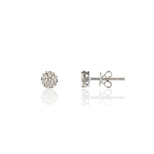 Load image into Gallery viewer, JustLise -   0.26ct Stud Diamond earrings/ 18K Yellow Gold
